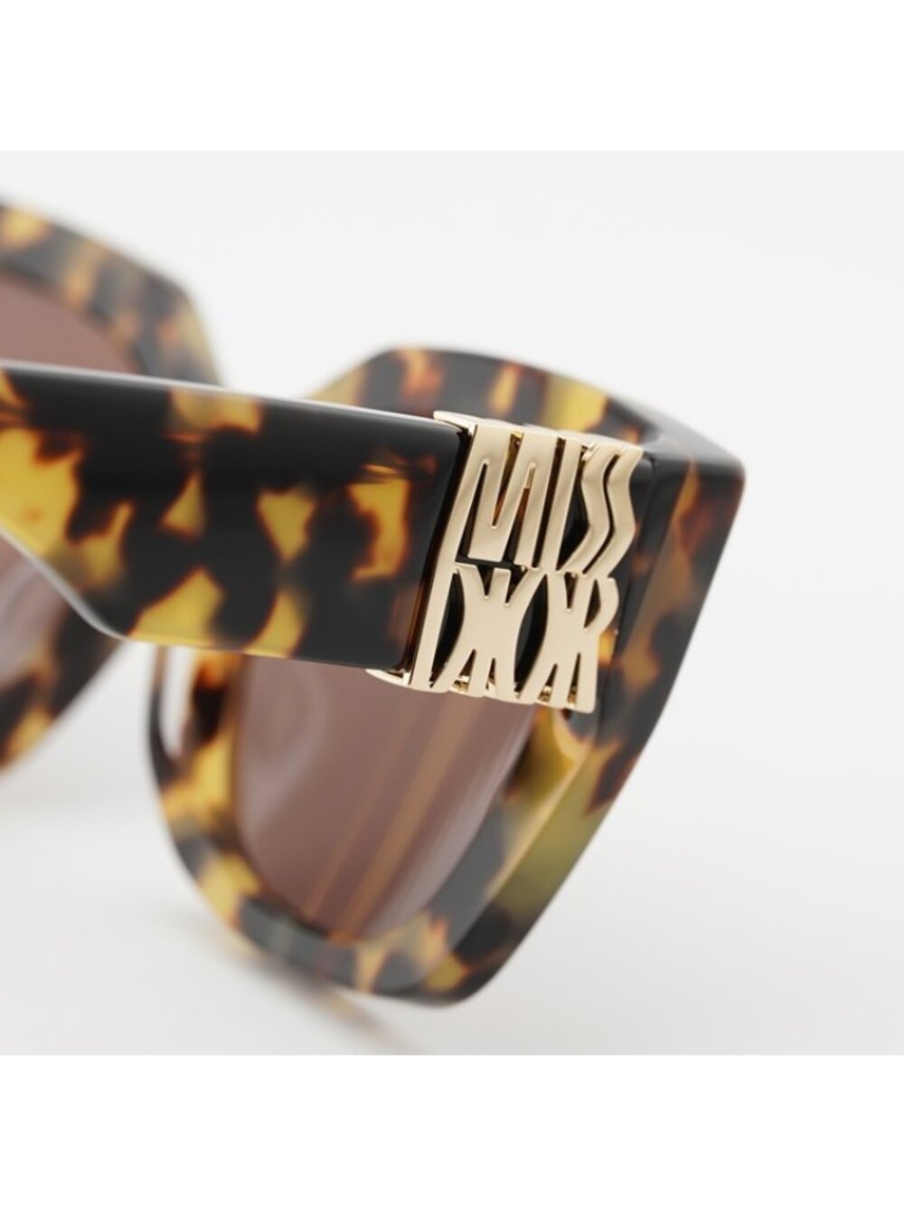 Dior MISSDIOR S2F 26D0 Sunglasses Havana Square Frame, Bordeaux Lenses - Picture 9 of 10